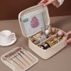 A new cross-border product, a large-capacity, high-end, multi-functional toiletries and cosmetics storage bag that can be freely disassembled into sections Application Scenario